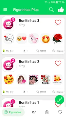 Figurinhas Plus android App screenshot 2